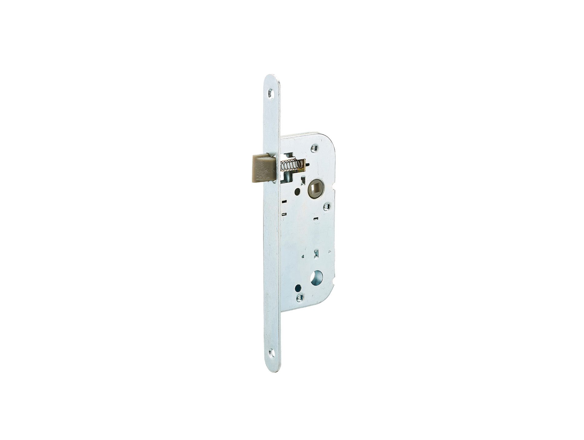 Serrure à encastrer THIRARD axe 40mm bec de cane grise