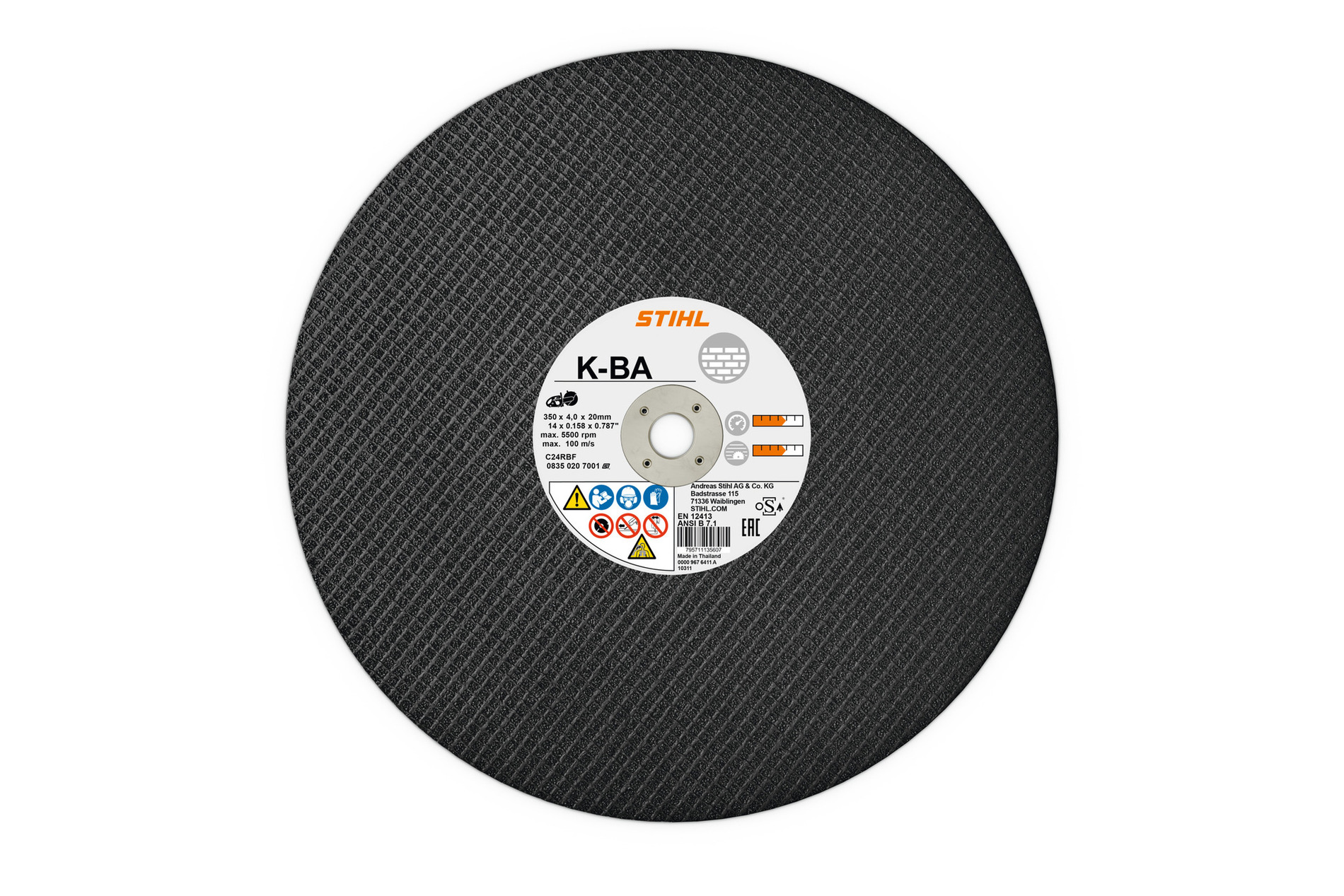 Disque résine pierre Ø300mm STIHL K-BA