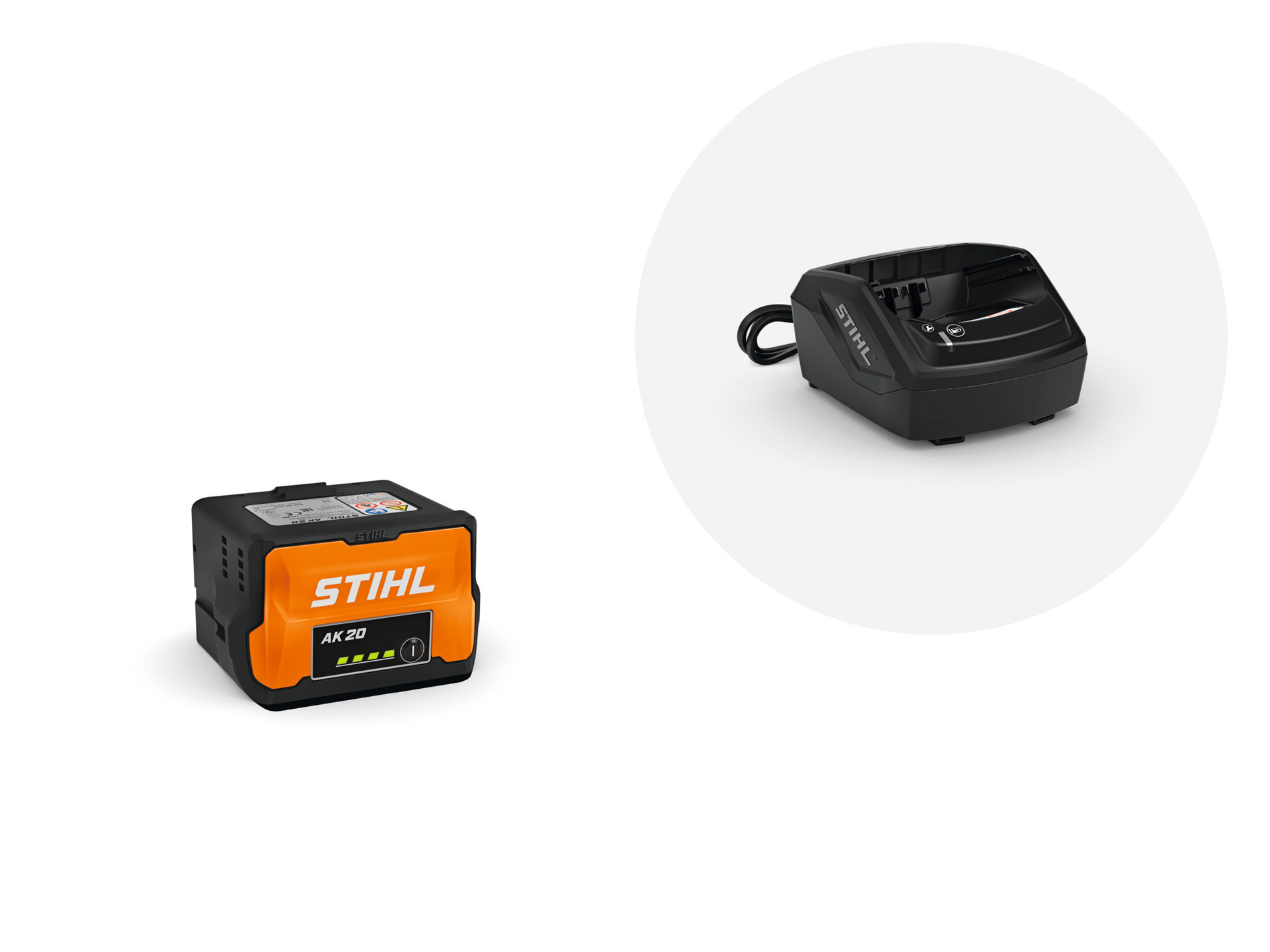 Pack batterie STIHL AK 20 avec chargeur AL 101