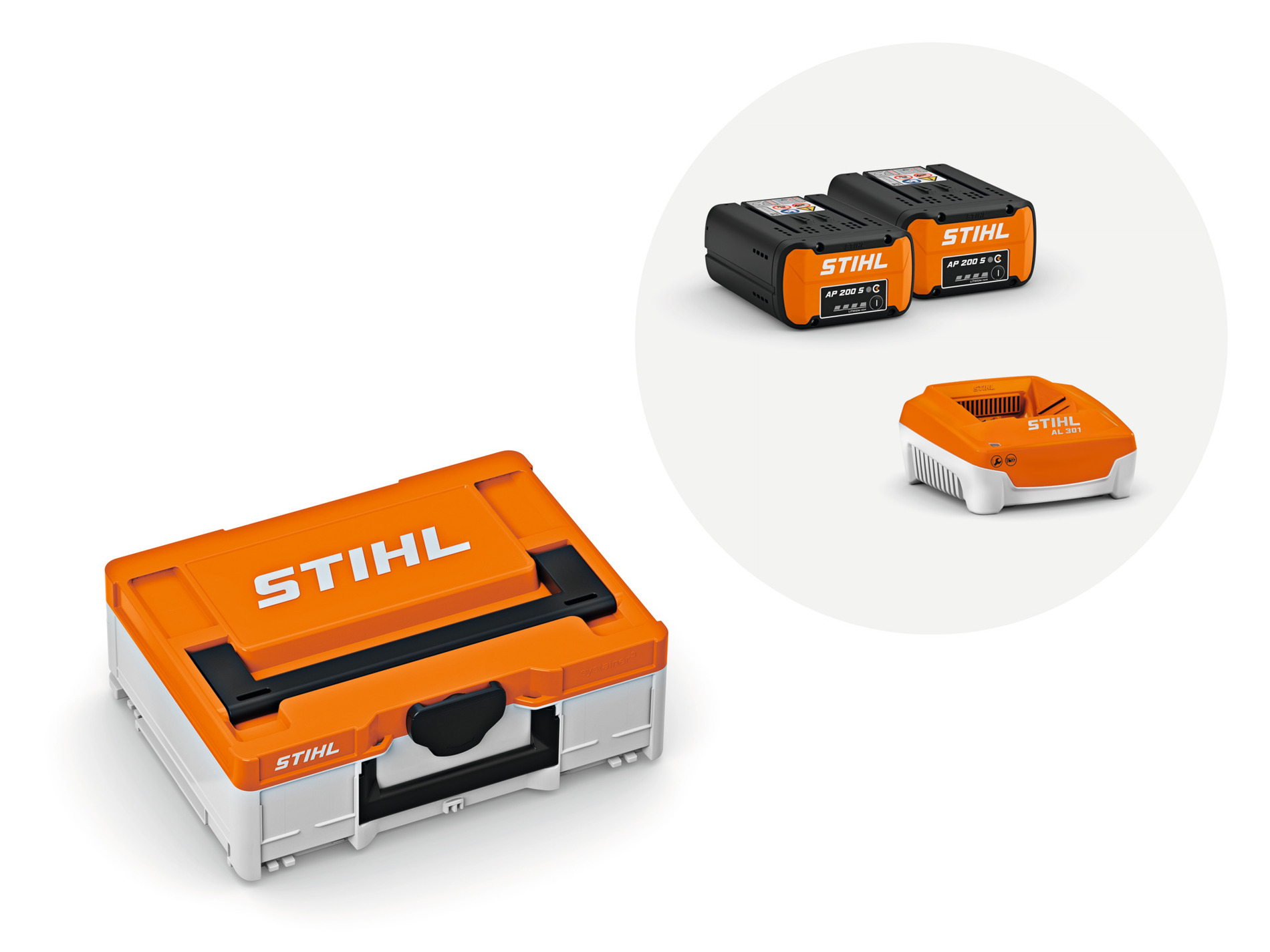 Power Box Basic STIHL 2 batteries AP 200 S AL 301