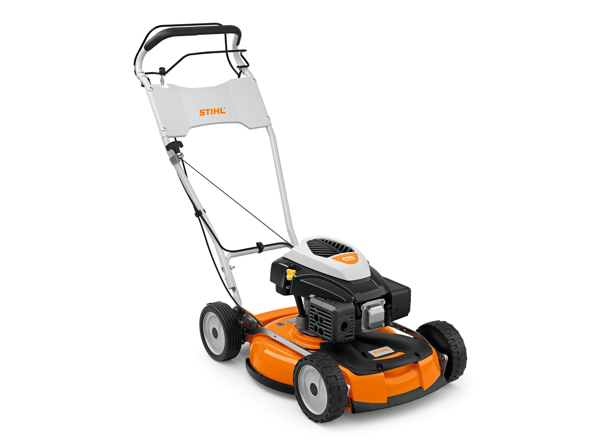 Tondeuse tractée thermique STIHL RM 4 RTP l.53cm 173cm³