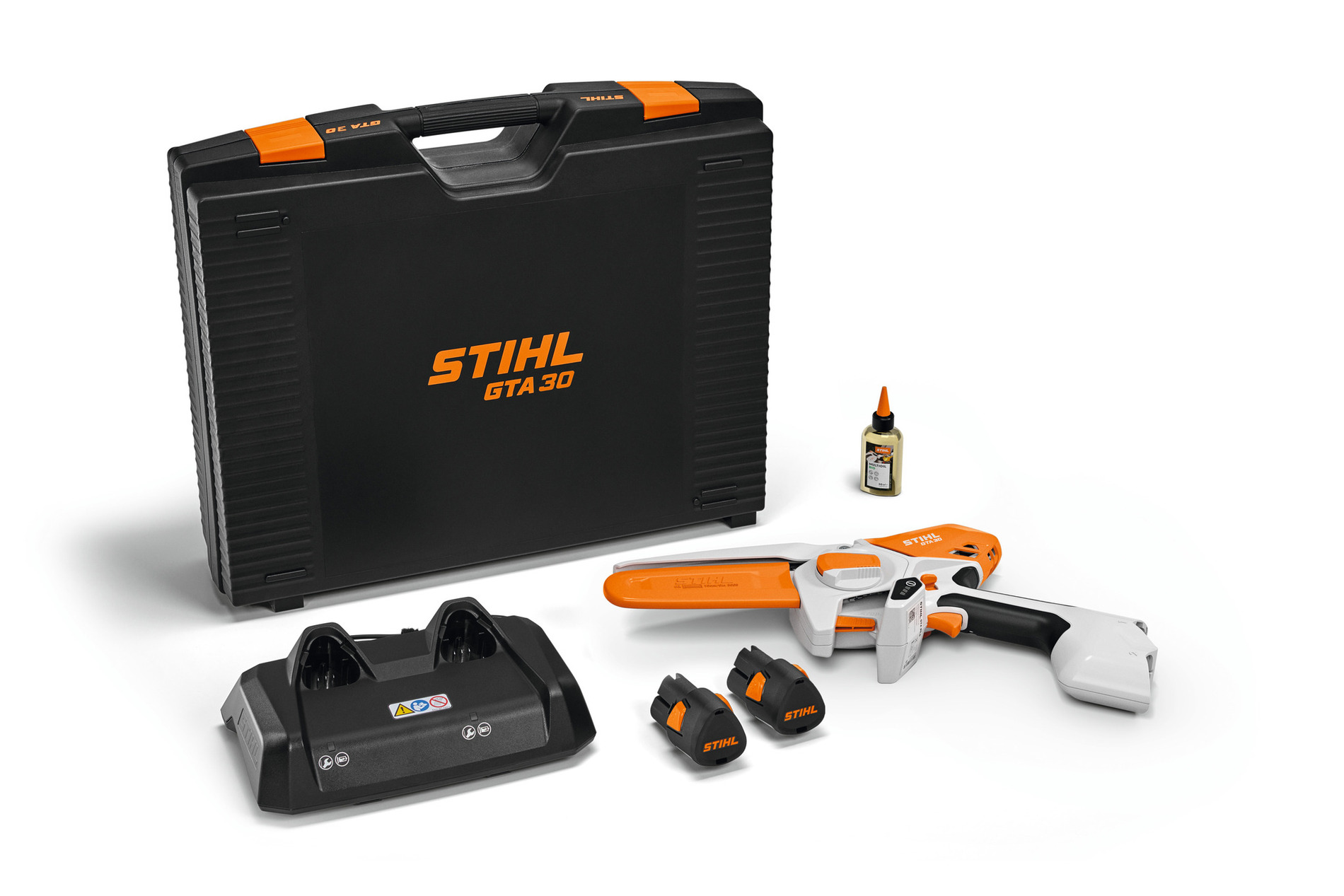 Scie de jardin STIHL GTA 30 avec 2 AS 2 et AL 5-2