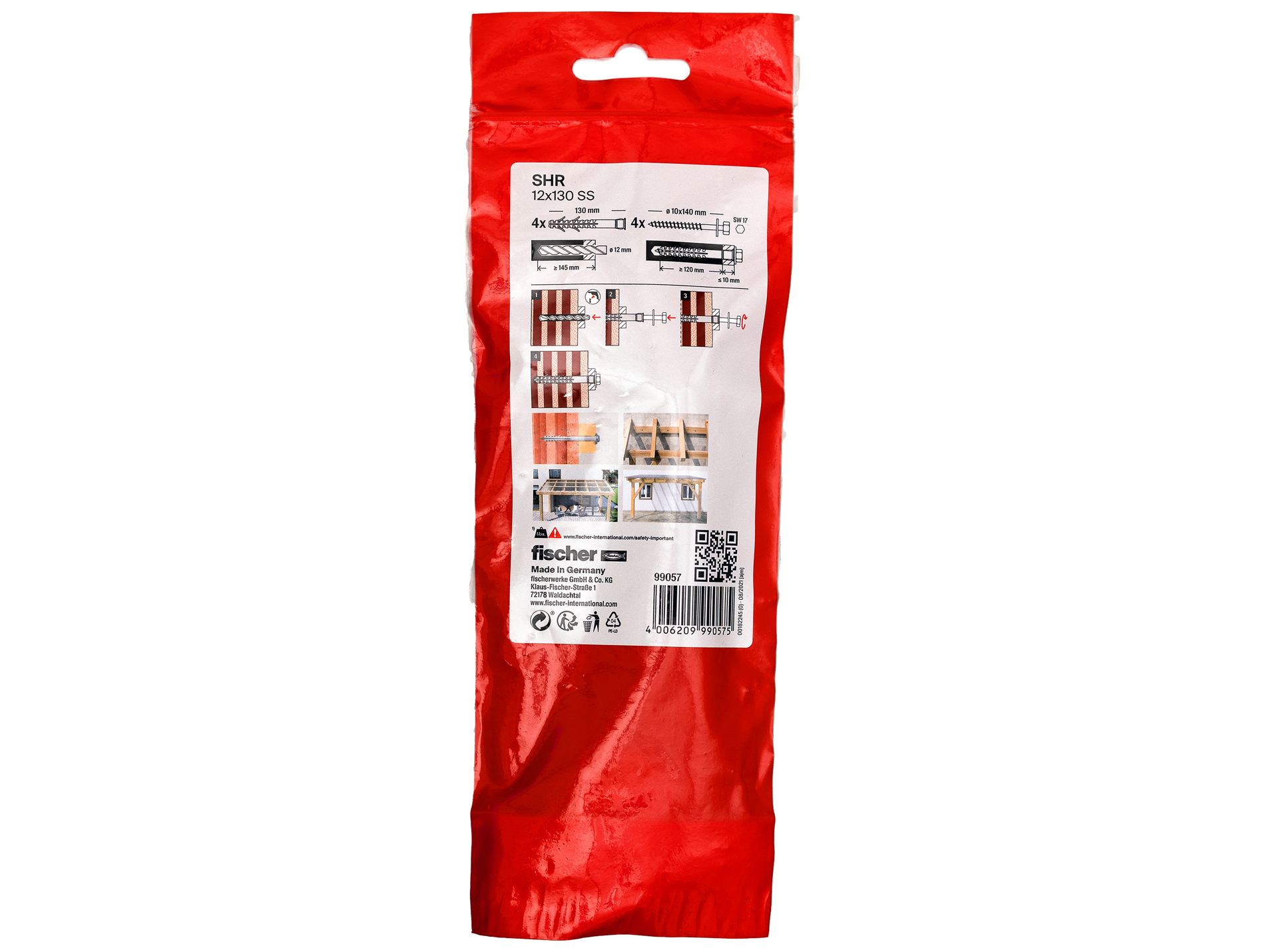Chevilles pour ossatures et cadres S 12 H 130 RSS x4