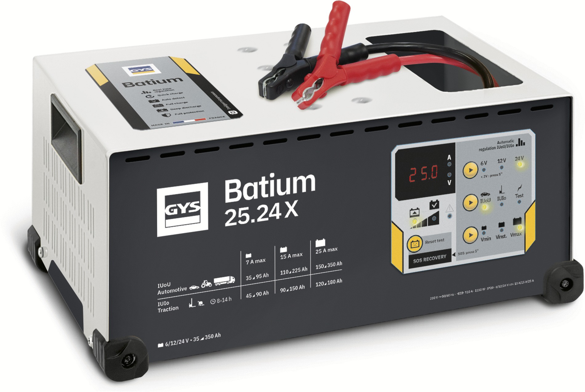 Chargeur automatique GYS Batium 25.24X 6-24v