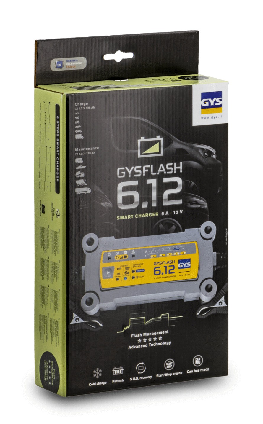 Chargeur de batterie Gysflash 6.12