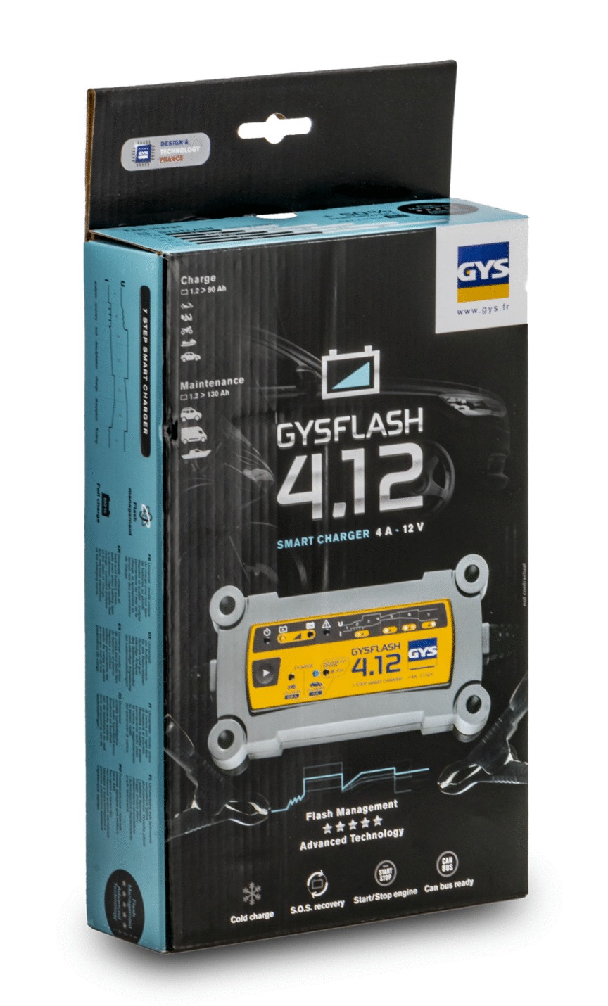 Chargeur de batterie Gysflash 4.12