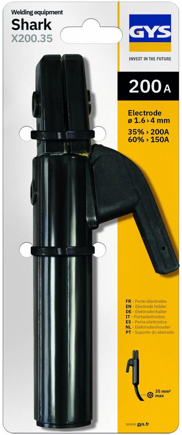 Porte Electrode Shark 200 A / 35 mm²