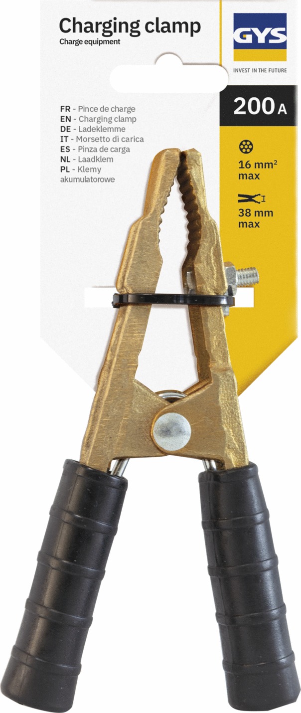 Pince PRO GYS 200A Laiton Noir