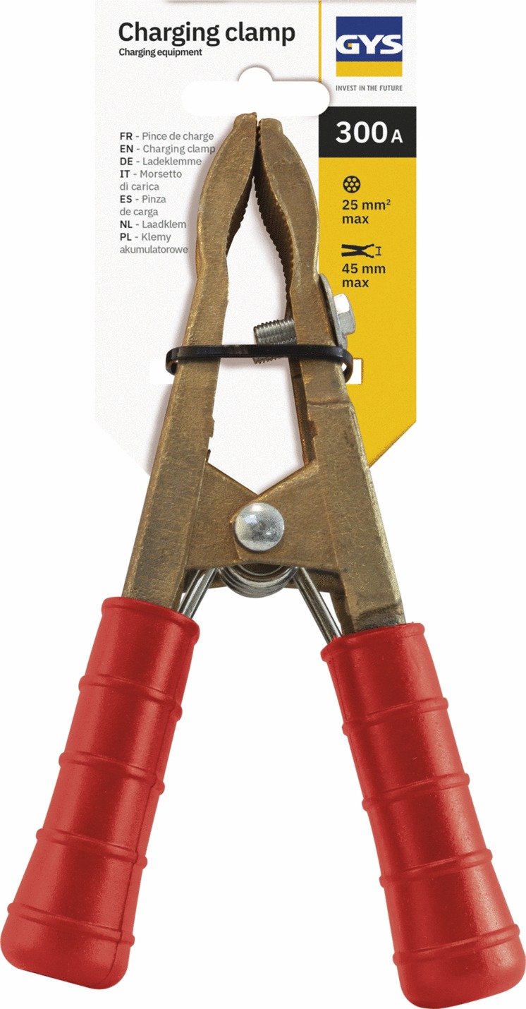 Pince PRO GYS 300A Laiton Rouge