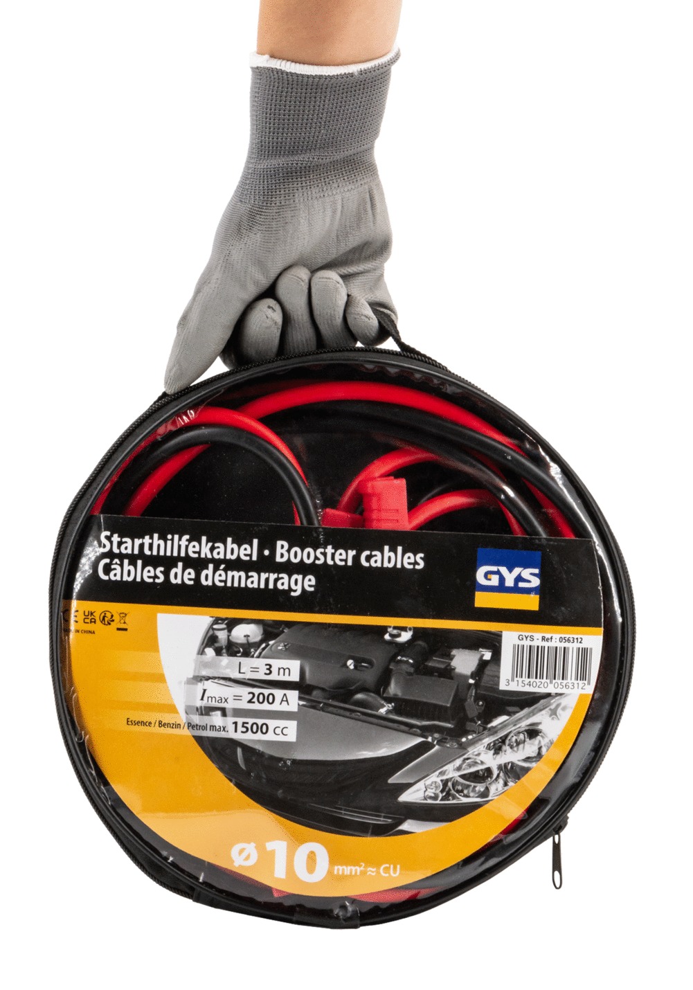 Câbles de démarrage GYS 200a 10mm²