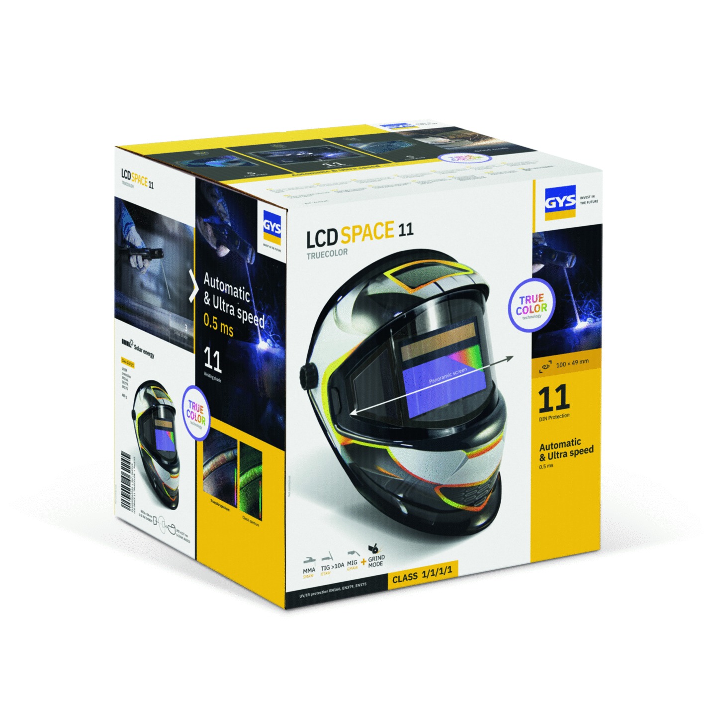 Masque de soudure GYS Space 11 True color