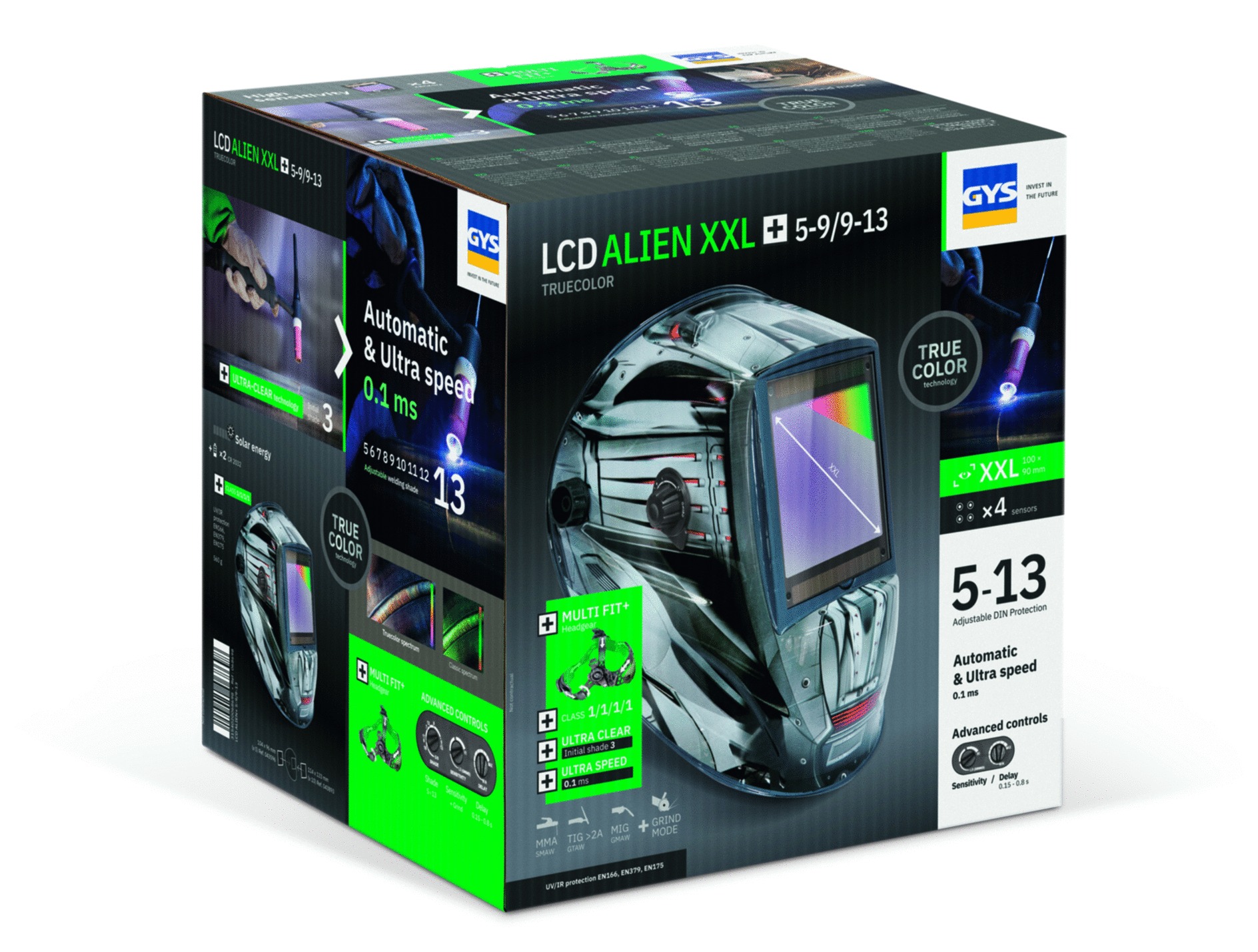 Masque de soudure GYS Alien+ True Color XXL