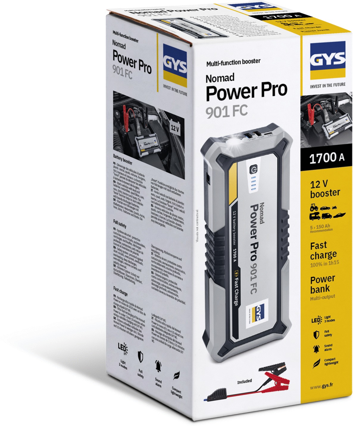 Booster lithium GYS Nomad Power Pro 901 Fc 12v