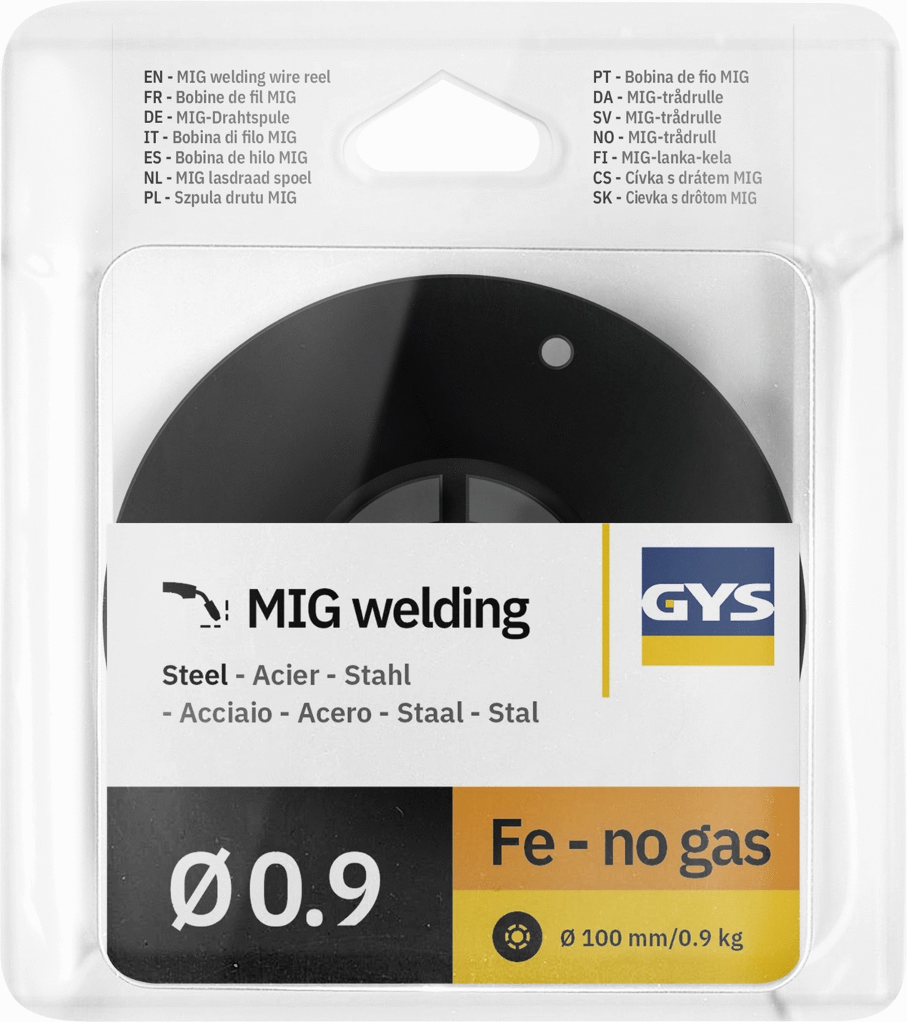 Fil Mig fourré sans gaz Ø0,9 - 900g