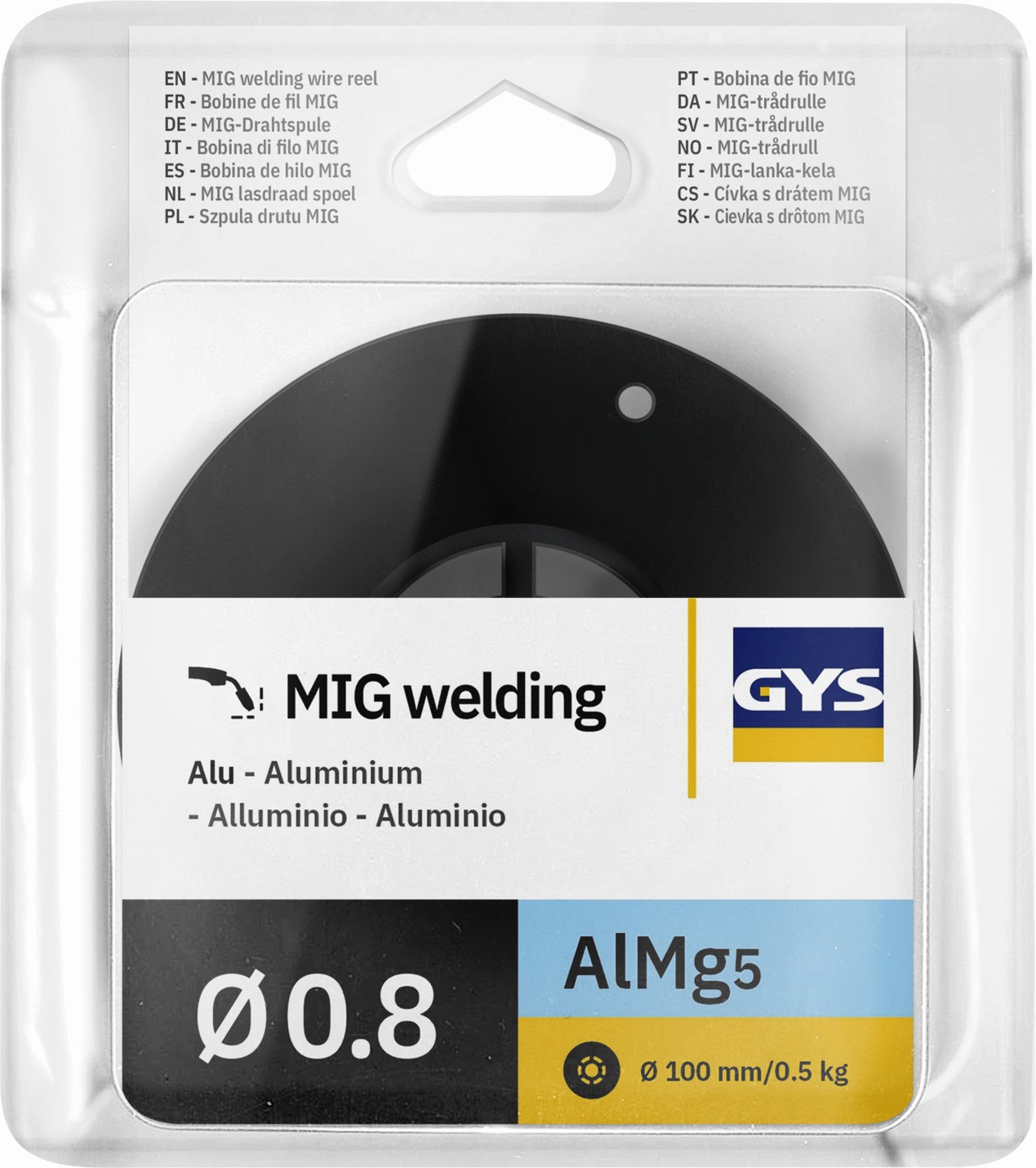 Fil Mig AIMg5 Ø 0,8 - Bobine 500 g