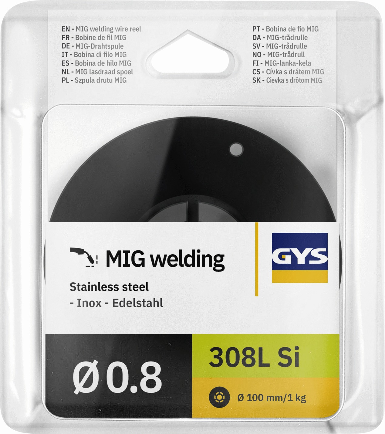 Fil Mig Inox Ø 0,8 - Bobine 1 kg