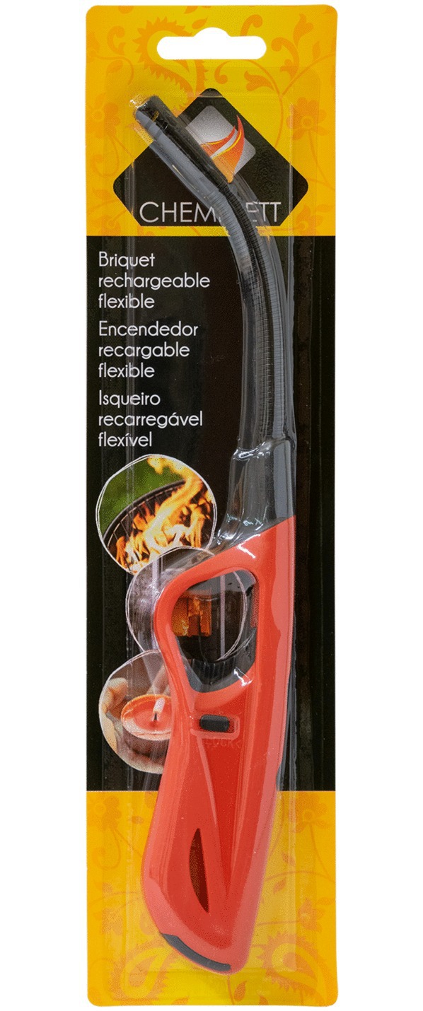 Briquet PYROFEU rechargeable à bec flexible