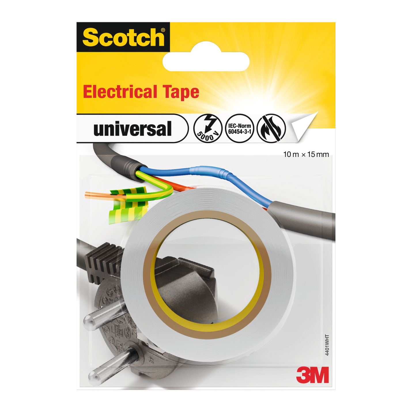 Ruban isolant SCOTCH électrique 398609G 10mx15mm