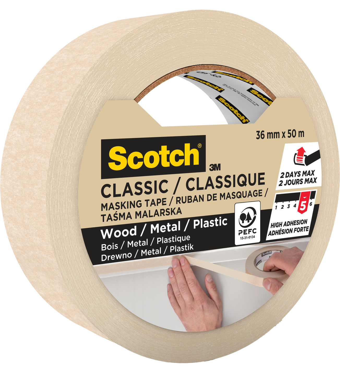 Ruban masquage SCOTCH Classic 50mx36mm