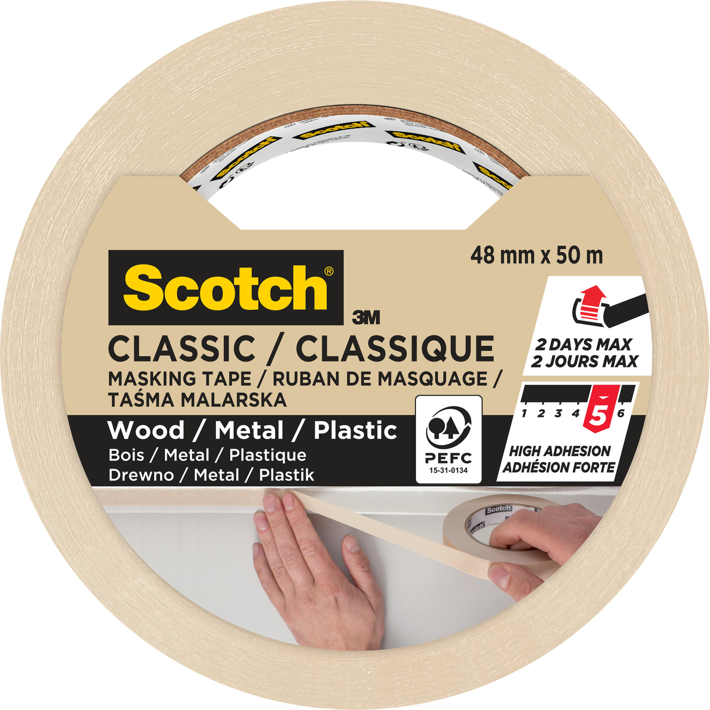 Ruban masquage SCOTCH Classic 50mx48mm