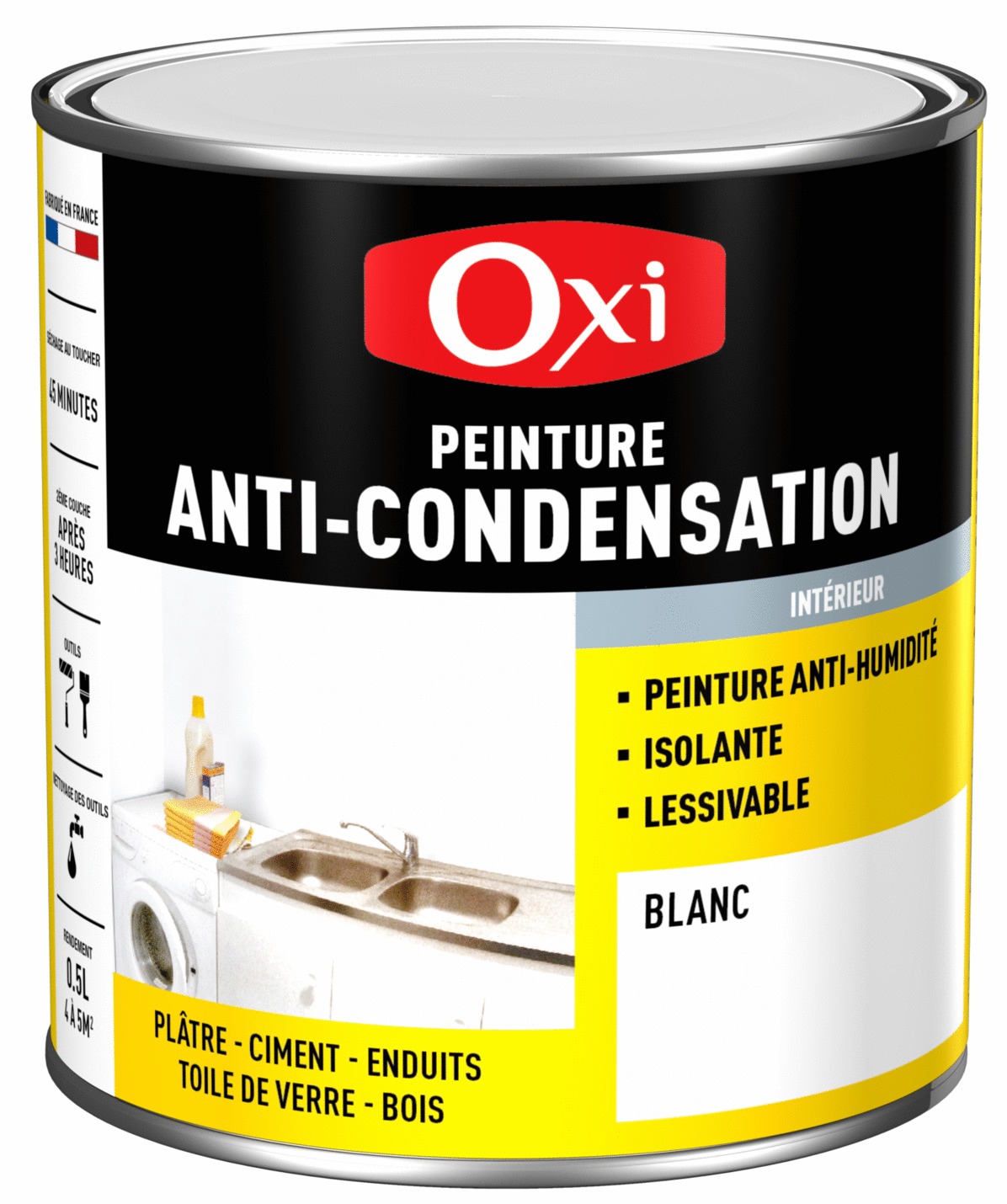 Protection OXYTOL anti-condensation blanc 0.5L