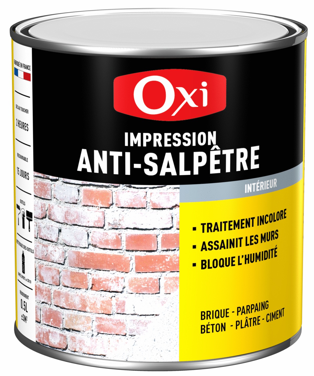 Anti salpêtre OXYTOL murs humides 0.5L
