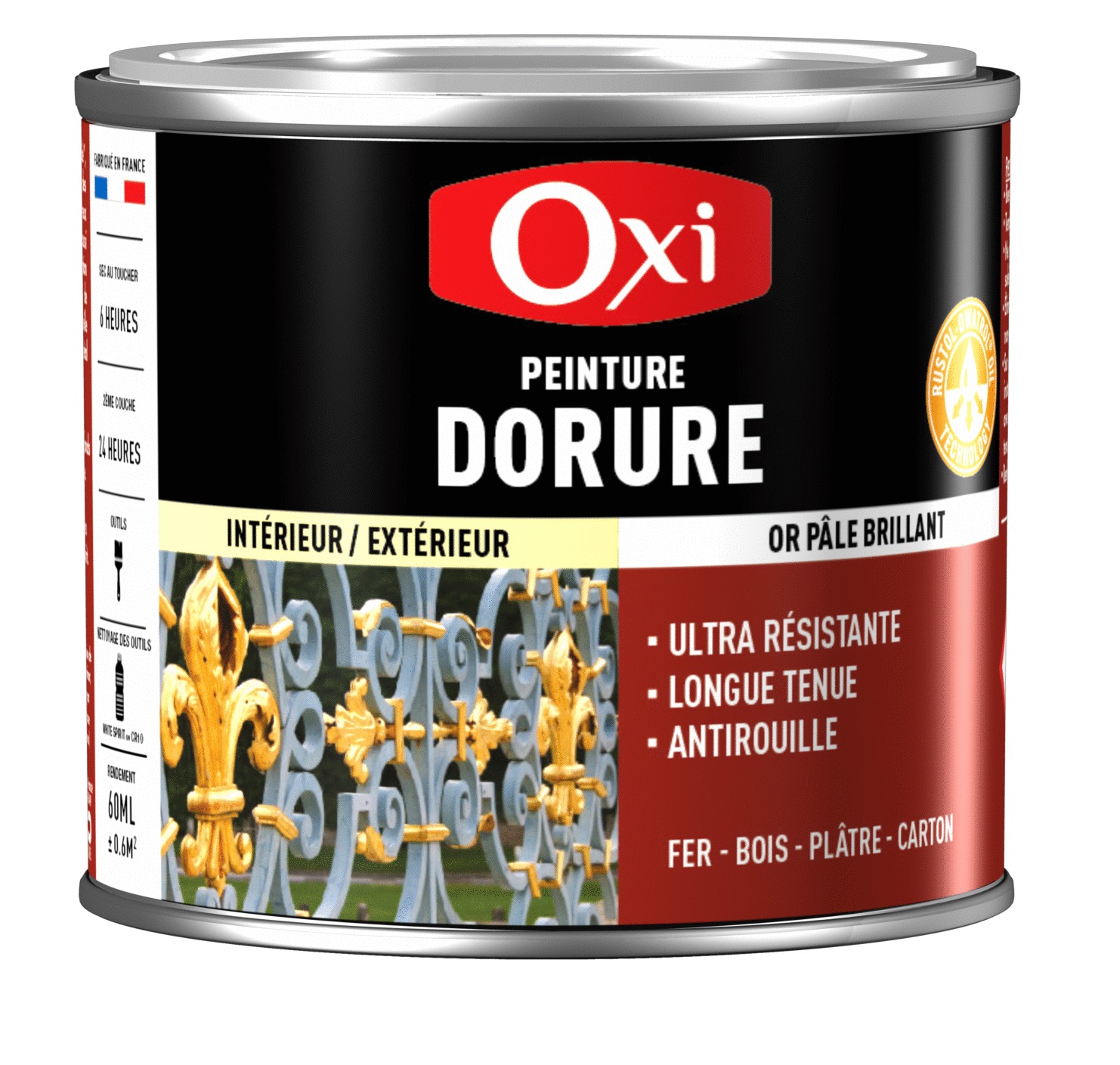 Peinture OXYTOL dorure or pâle 60ml