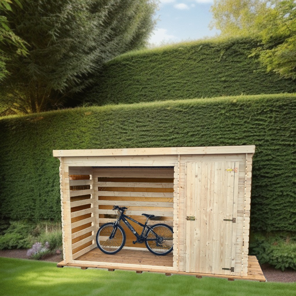 Abri jardin bois FORESTA Rb3312 20mm 4,01m²