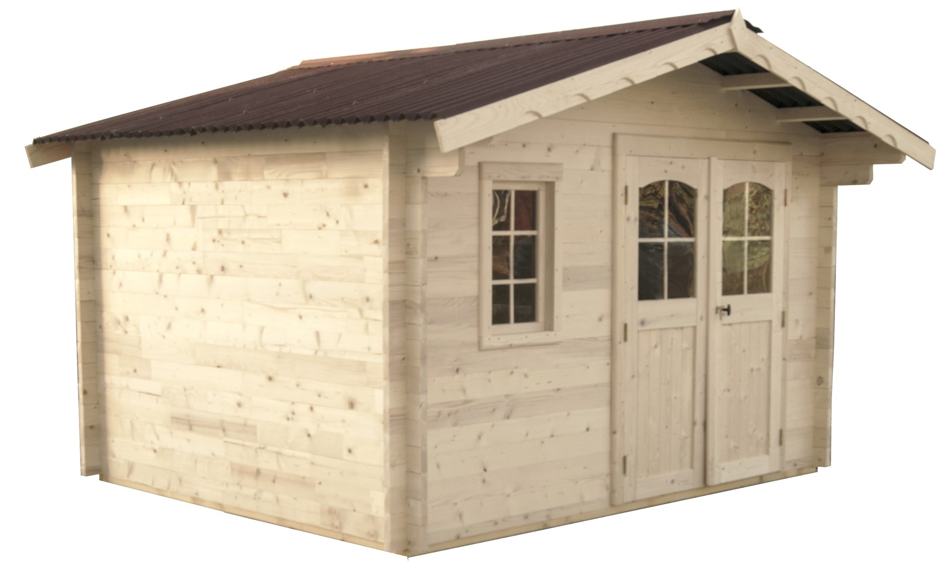 Abri jardin bois FORESTA Nan3530 42mm 12,66m²