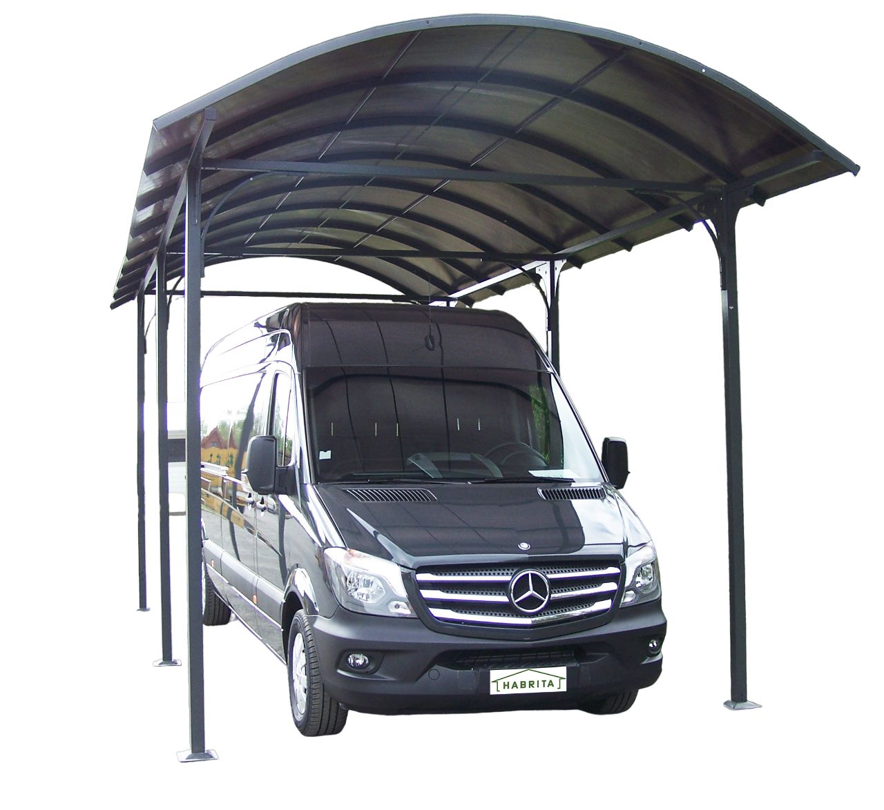 Carport aluminium L760xl.362xh.360cm camping car/camionnette