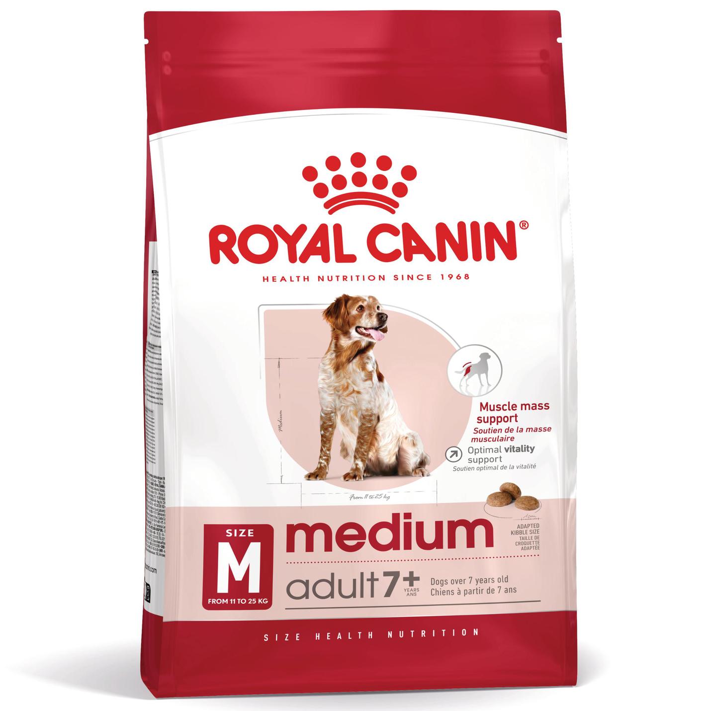 Croquette pour chien ROYAL CANIN Medium Adult 7+ 10kg