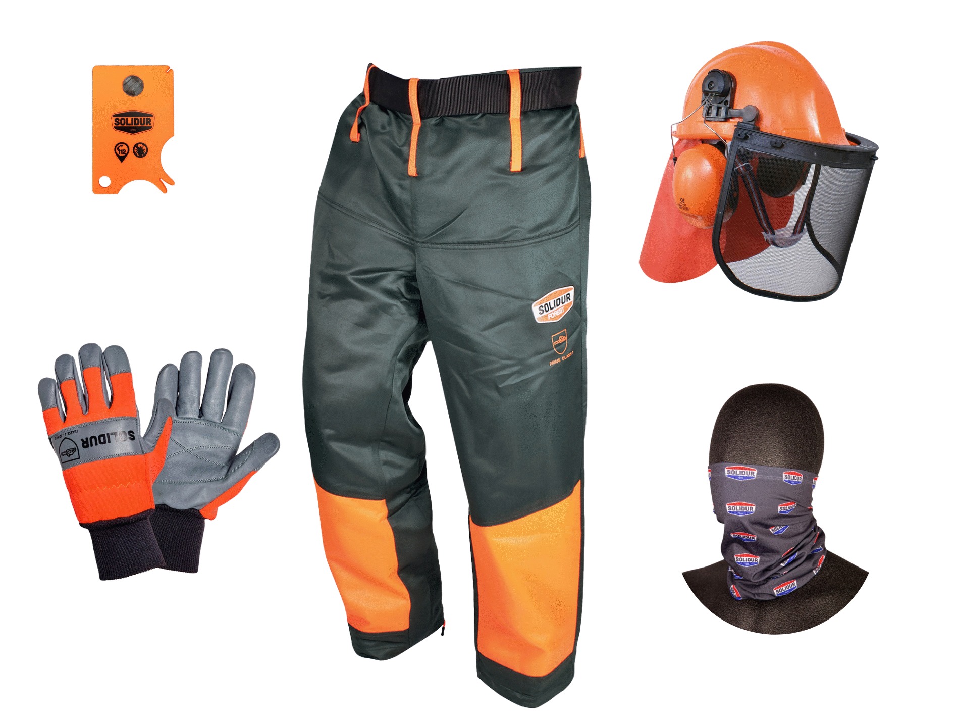 Kit forestier SOLIDUR 5 articles