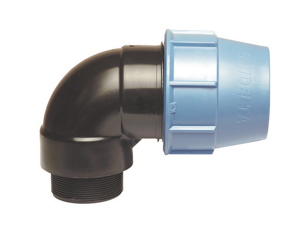 Coude SOMATHERM mâle PE40 M33-42 plastique