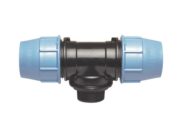 Té PE plastique SOMATHERM mâle 15/21 Ø20mm