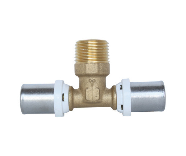Té multicouche SOMATHERM mâle 15/21 Ø16mm