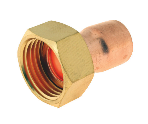 Raccord droit cuivre SOMATHERM Ø14mm F15-21 x2