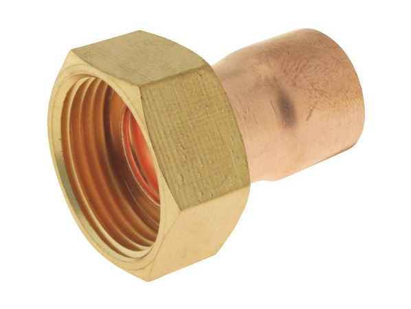 Raccord droit cuivre SOMATHERM Ø18mm F20-27 x2
