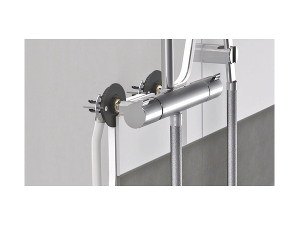 Fixation robinetterie SOMATHERM bain douche Ø16 15/21