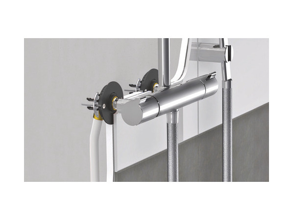 Fixation robinetterie SOMATHERM bain douche Ø16 15/21