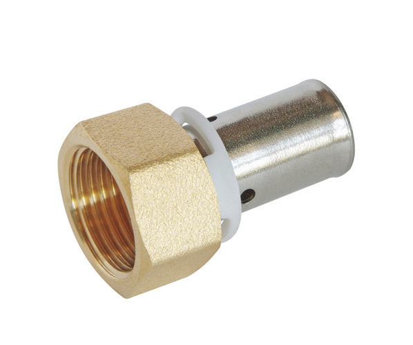 Raccord droit PER à sertir SOMATHERM Ø12mm 12-17