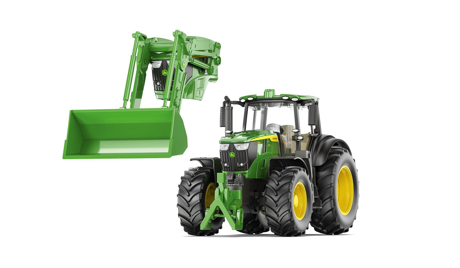 Tracteur miniature SIKU John Deere 6M 220 1:32