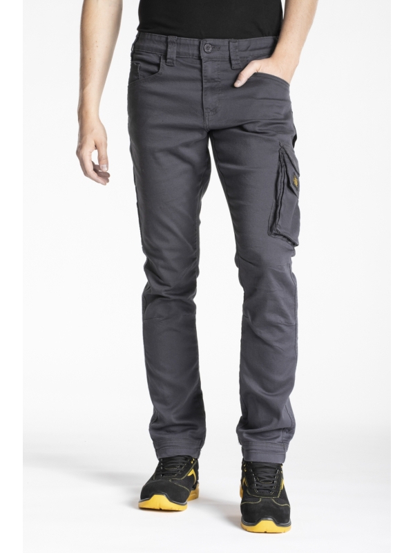 Pantalon de travail RICA LEWIS WORKWEAR Jobc coton gris