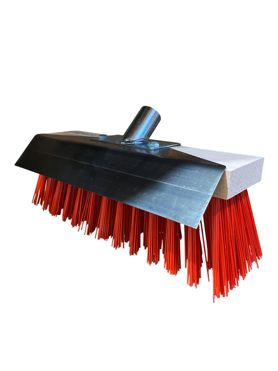 Balai cantonnier THOMAS fibre dure 31cm avec grattoir