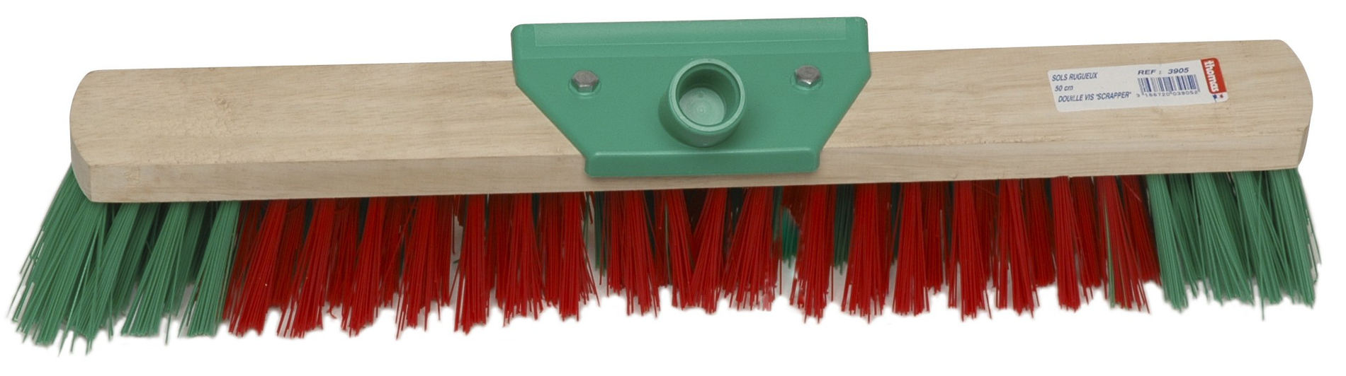 Balai THOMAS fibre dure bois 50cm à vis