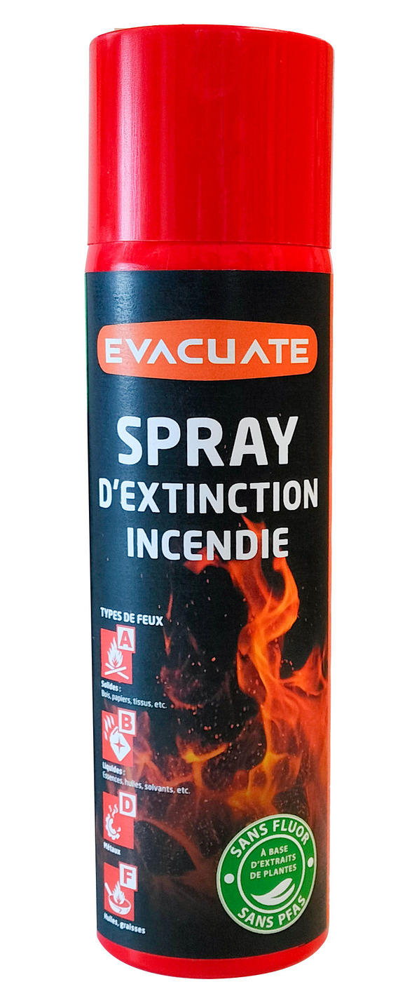 Spray d'extinction EVACUATE 500ml