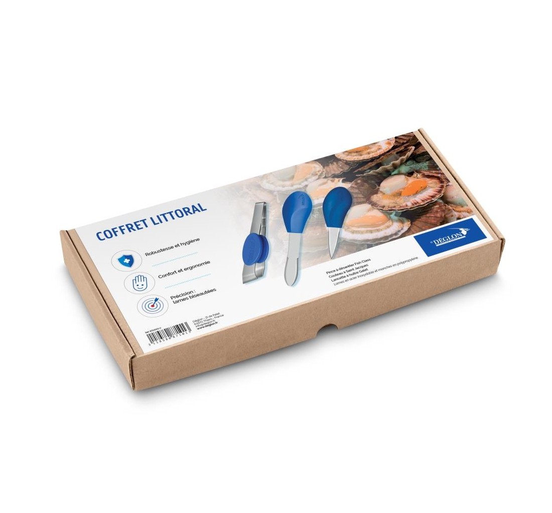 Coffret DEGLON Littoral 3 pièces pour fruits de mer