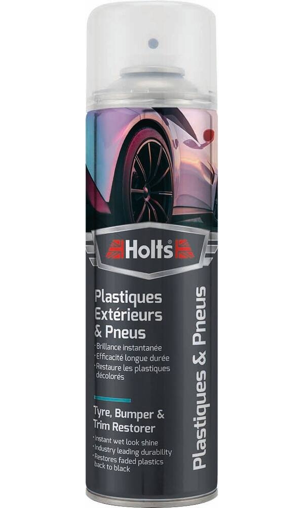 Rénovateur plastiques extérieurs pneus HOLTS 12x500ml