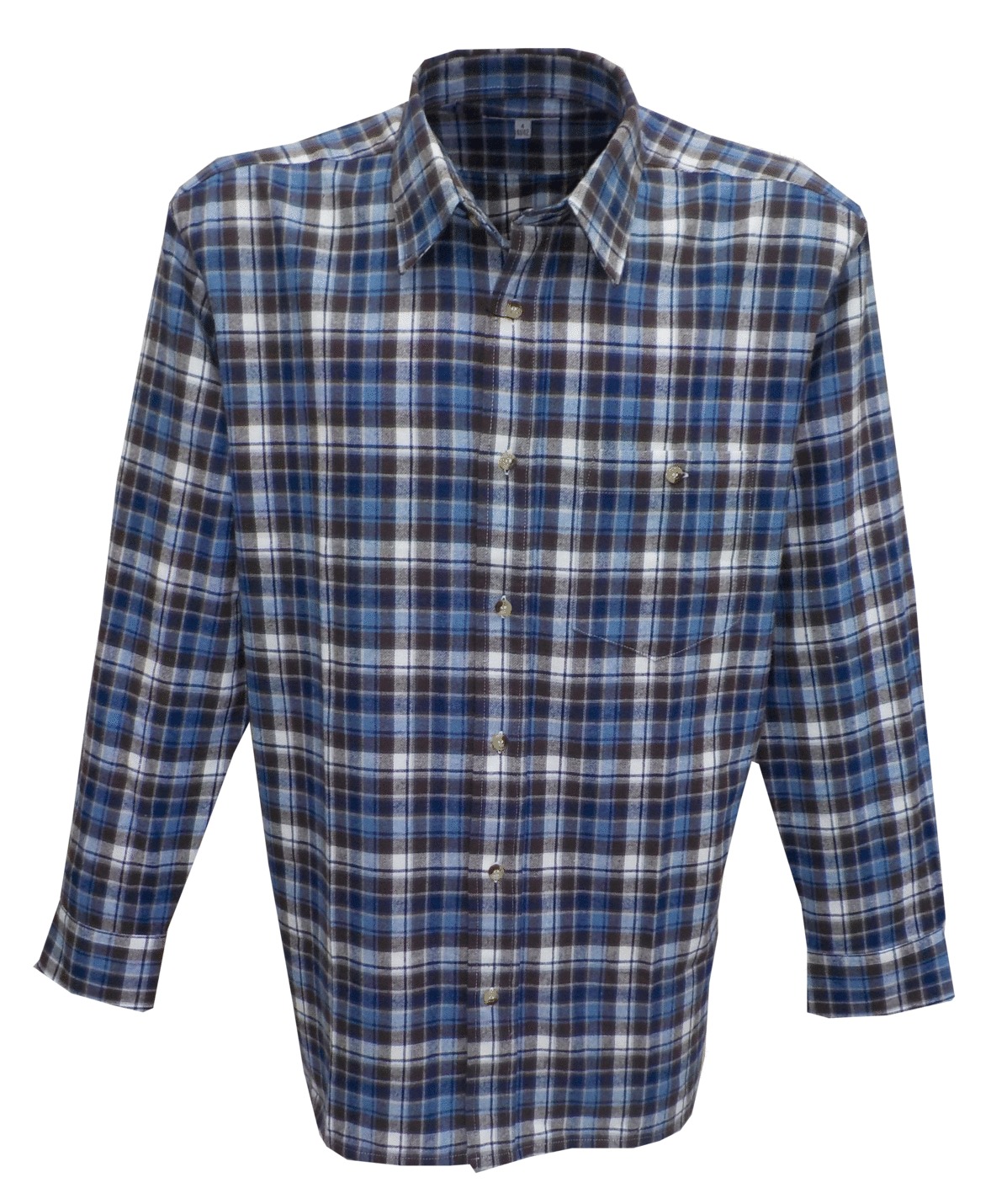 Chemise Dhole coton bleu