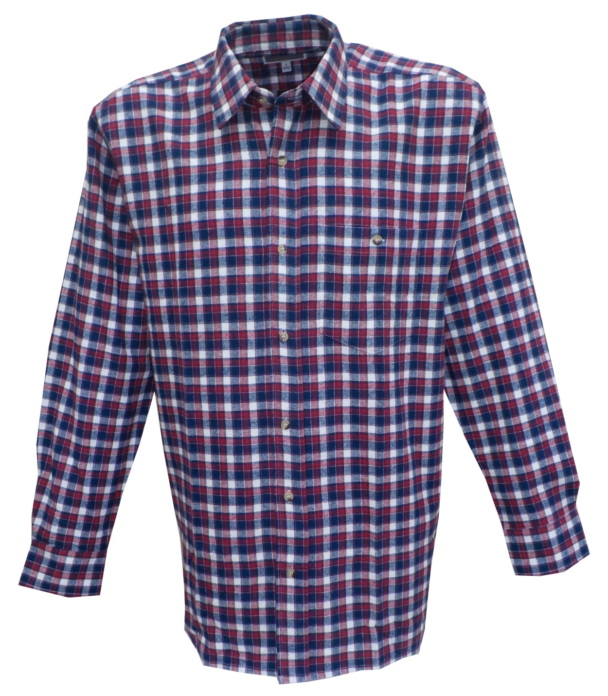 Chemise Dhole coton bordeaux