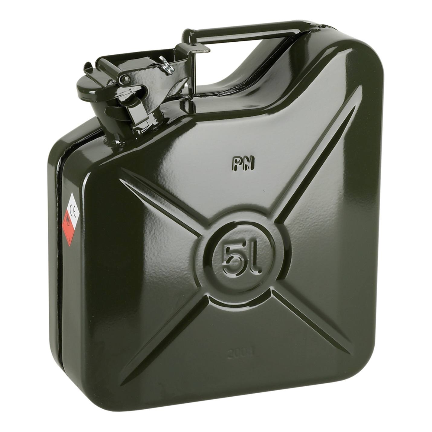 Jerrican carburant PRESSOL métal olive 5l